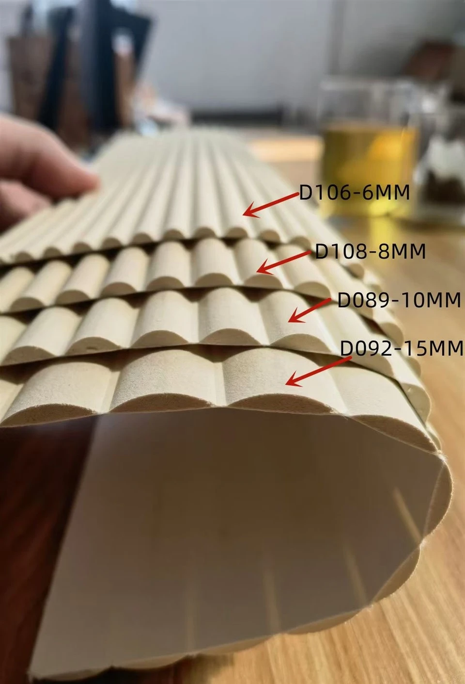 Mäkký panel na nábytok Flexibilná doska na obloženie MDF do skrine
